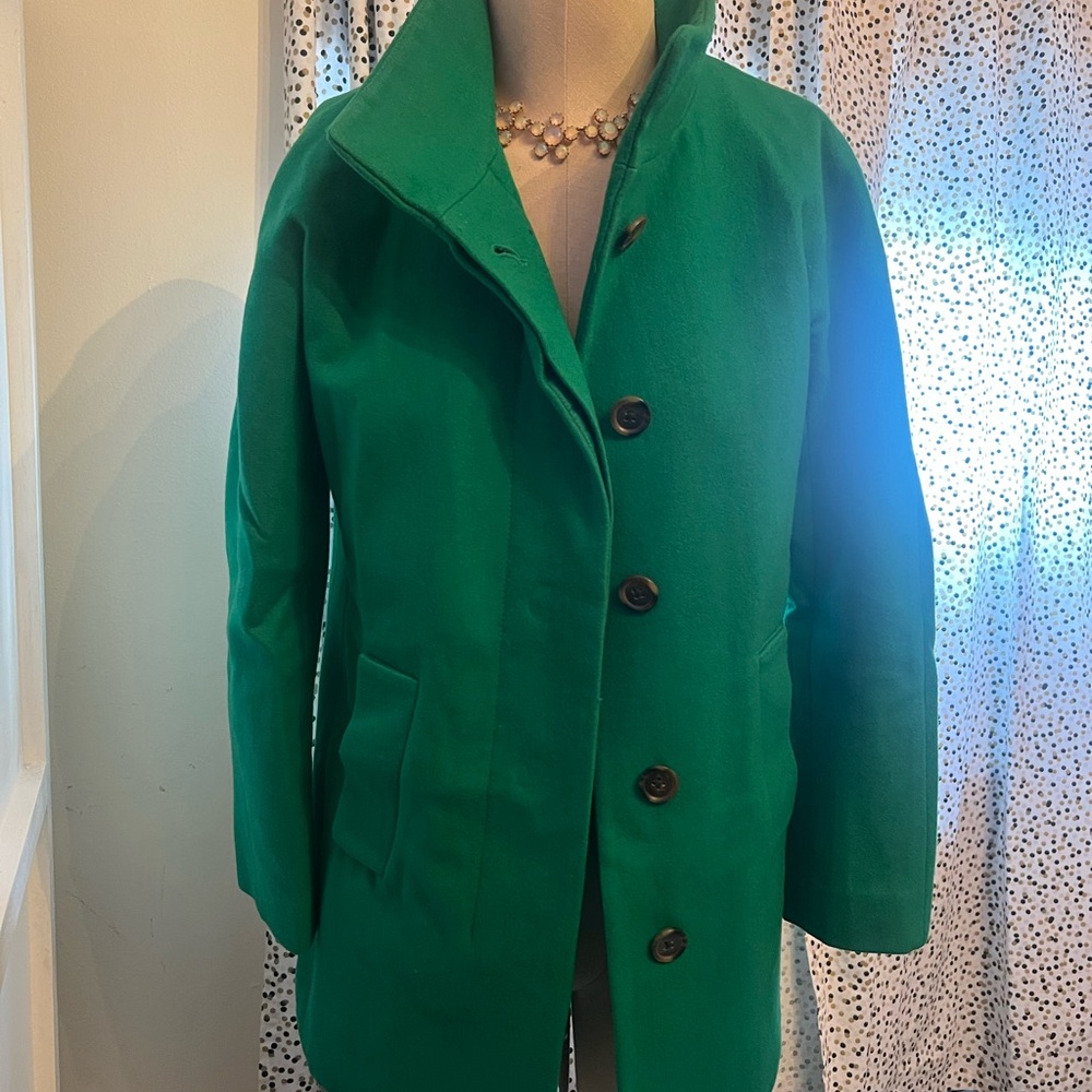 J. Crew Women's Emerald Pea Coat